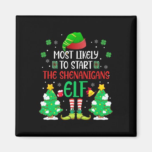 Aimant Très Probable De Commencer Les Shenanigans Elf Chr (Devant)