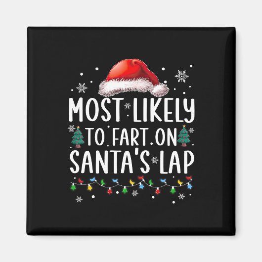 Aimant Très Probable De Commencer Sur Père Noël Lap Fun F (Devant)