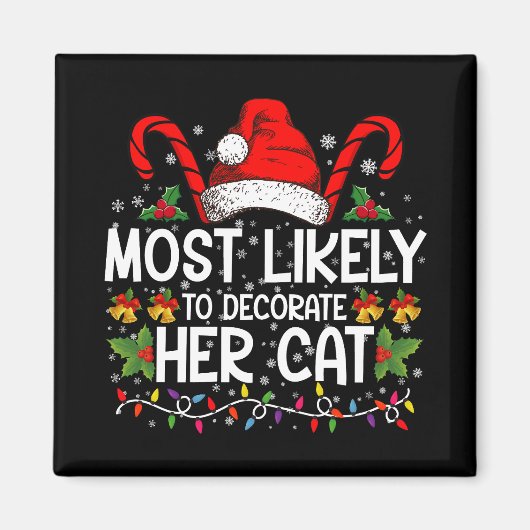 Aimant Très Probable De Décorer Sa Famille De Chats Corre (Devant)