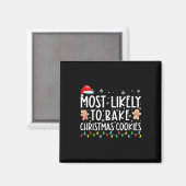 Aimant Très Probable De Faire Cuire Des Cookies De Noël F (Recto/Verso)