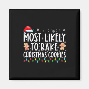 Aimant Très Probable De Faire Cuire Des Cookies De Noël F