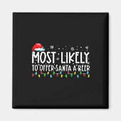 Aimant Très Probable D'Offrir À Père Noël Un Plaisir De B (Devant)
