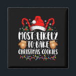 Aimant Très Probablement Bake Noël Cookie Famille Xmas<br><div class="desc">Très Probablement Bake Noël Cookie Xmas Famille Matching Girls</div>