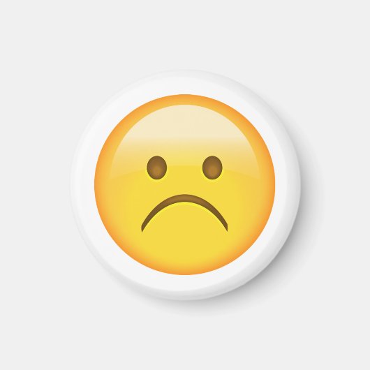 Aimant Très triste - Emoji (Devant)