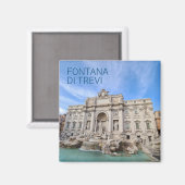 Aimant Trevi Fontaine Rome Italie Vacances Panorama (Recto/Verso)