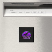 Aimant Trex Dinosaure Purple Faire Overdose Extincte (In Situ (Lave-vaisselle))