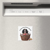Aimant Tri Couleur Cavalier King Charles Spaniel Chien (In Situ (Lave-vaisselle))