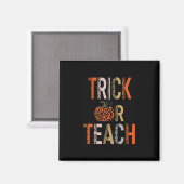 Aimant Tri Ou Enseigner L'École D'Halloween Classe Automn (Recto/Verso)