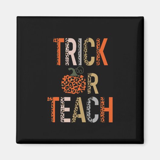 Aimant Tri Ou Enseigner L'École D'Halloween Classe Automn (Devant)