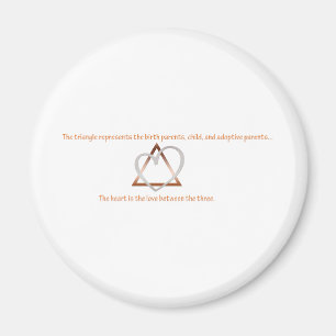 Aimant Triangle d'adoption