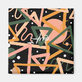 Aimant Triangle Et Cercles (Devant)