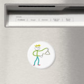 Aimant Triangle Joueur Stickman (In Situ (Lave-vaisselle))