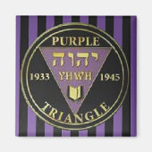 Aimant Triangle Violet (Devant)