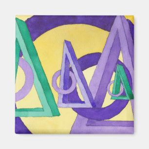 Aimant Triangles Abstraits