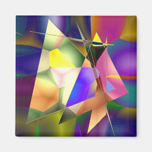 Aimant Triangles Abstraits