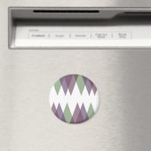 Aimant Triangles mauve et vert (In Situ (Lave-vaisselle))