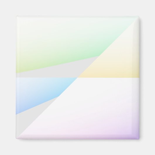 Aimant Triangles Pastel (Devant)