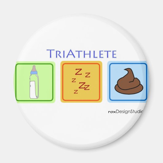 Aimant TriAthelete (Devant)