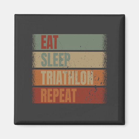 Aimant Triathlon Funny (Devant)