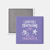 Aimant Triathlon Funny (Recto/Verso)