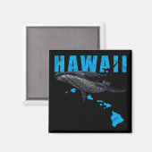 AIMANT TRIBAL POLYNÉSIEN HAWAII HUMPBACK HAWAII (Recto/Verso)