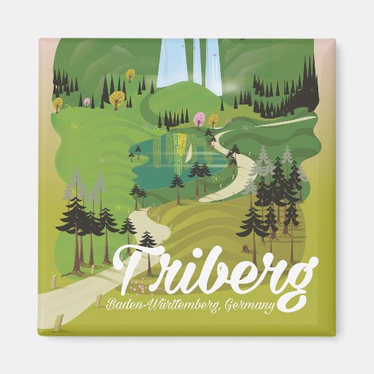 Aimant Triberg, Bade-Wurtemberg, Allemagne (Devant)