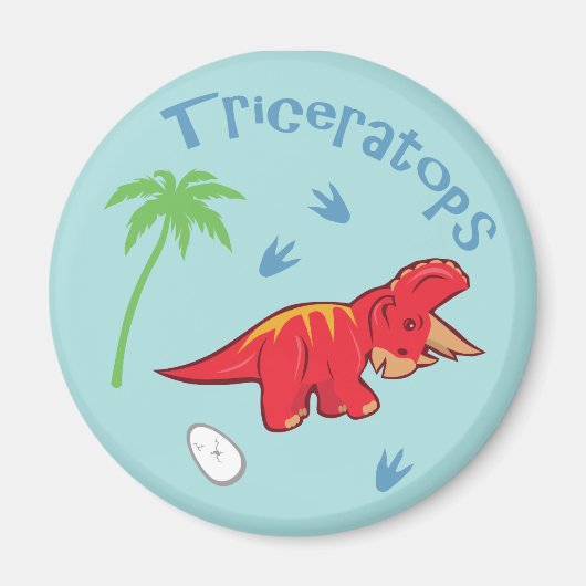 Aimant Tricératops (Devant)