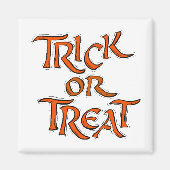 Aimant Trick Halloween ou Traiter les mots (Devant)