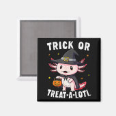 Aimant Trick Or Treat A Lotl Axolotl Halloween Costume Wi (Recto/Verso)