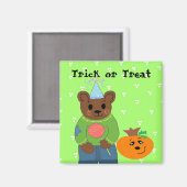 Aimant Trick ou ours de traitement (Recto/Verso)