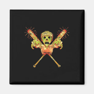 Aimant Trick Ou Traiter Cadeau Zombie Scandale Halloween
