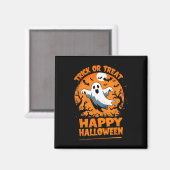 Aimant Trick Ou Traiter Happy Halloween Costume Fun Fantô (Recto/Verso)