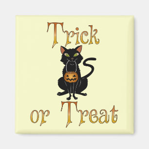 Aimant Trick ou Treat Kitty