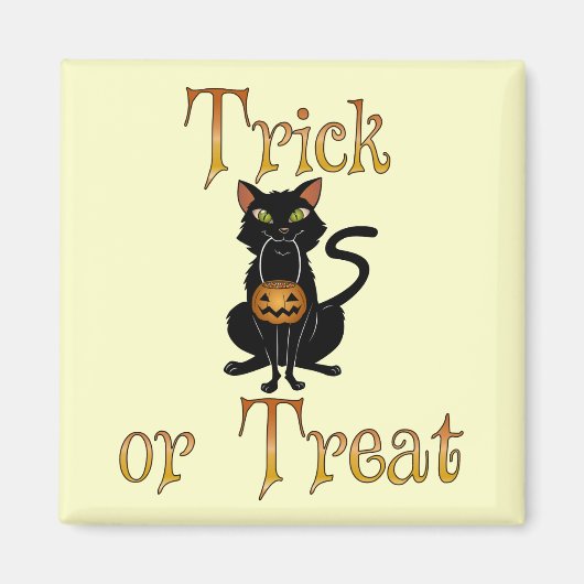 Aimant Trick ou Treat Kitty (Devant)