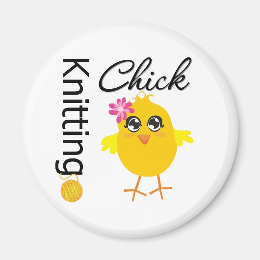 Aimant Tricot Chick (Devant)