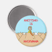 Aimant tricot : knirvana guru (Recto/Verso)