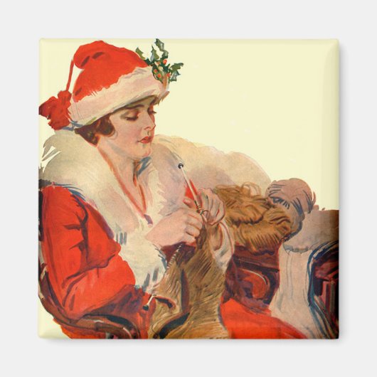 Aimant Tricot pour Noël (Devant)