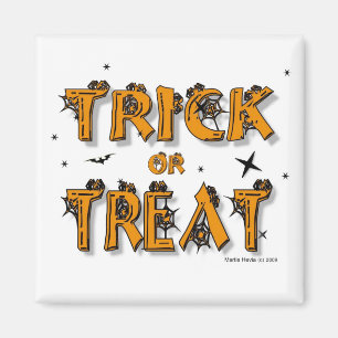 Aimant Tricoter l'Halloween ou traiter l'aimant
