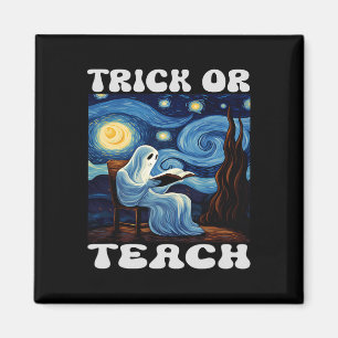 Aimant Tricoter Ou Enseignant Fantôme Halloween Van Gogh