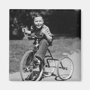 Aimant Tricycle d'équitation de garçon
