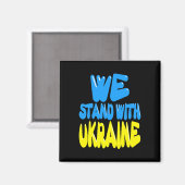 Aimant Trident d'Ukraine Drapeau de l'Ukraine Drapeau ukr (Recto/Verso)