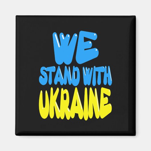 Aimant Trident d'Ukraine Drapeau de l'Ukraine Drapeau ukr (Devant)