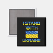 Aimant Trident d'Ukraine Drapeau d'Ukraine Drapeau ukrain (Recto/Verso)