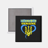 Aimant Trident ukrainien Drapeau ukrainien Drapeau ukrain (Recto/Verso)