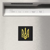Aimant Trident ukrainien - Symbole ukrainien Tryzub (In Situ (Lave-vaisselle))