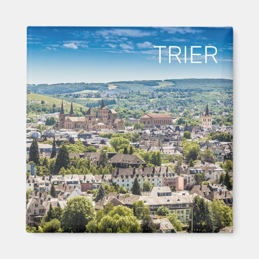 Aimant Trier Cityscape Panorama Moselle Allemagne Souveni (Devant)