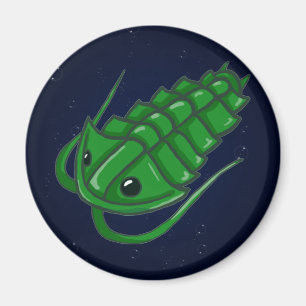Aimant Trilobite vert