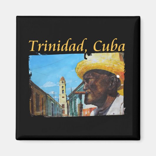 Aimant Trinidad Cuba - Cigar cubain (Devant)