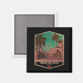 Aimant Trinité-et-Tobago (Recto/Verso)