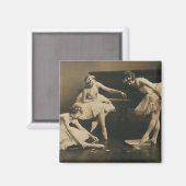 aimant trio ballerine (Recto/Verso)